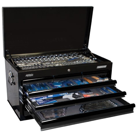 SP - TOOLKIT 376PC METRIC/SAE - BLACK 7 DRAWER SUMO 